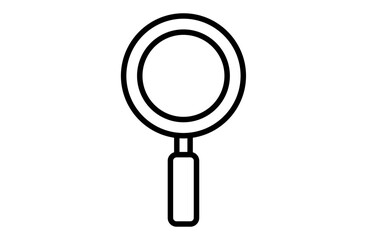 虫眼鏡のベクターイラスト 虫メガネ 検索 調査 探索 