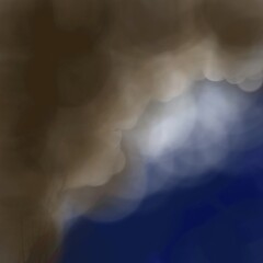 Abstract Bokeh Background with Warm and Cool Tones