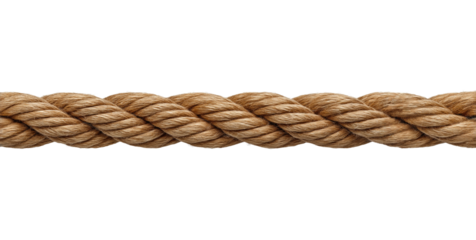 A rope is shown in a white background