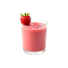 Strawberry Smoothie in a Glass.