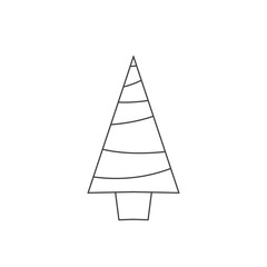christmas tree vector illustration
