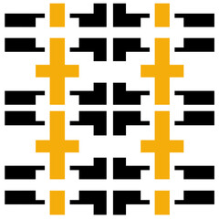 Obraz premium Bright abstract pattern with geometric shapes and contrasting colors