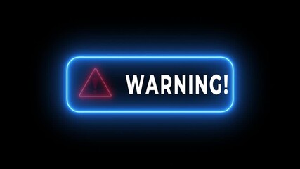 System hacked warning alert concept on the transparent background.  virus, spyware, scam or Malicious software. Cyber security and cybercrime. Motion graphics of warning concept. 4k video animation.  - Powered by Adobe