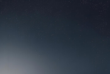 Fototapeta premium Starry Sky with a Gentle Horizon Glow