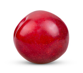 cherry plums isolated on transparent png (Image from camera)