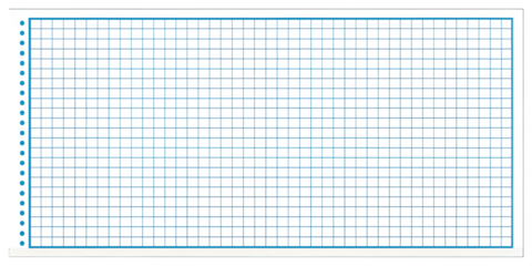 Blue Grid Graph Paper Template on Transparent Background – School Notebook Line Pattern
Graph Line Artwork and Grid Background for Web or Print – School Notebook Style
