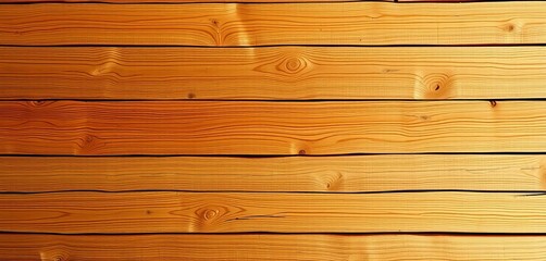 Fototapeta premium Rustic brown wooden planks, vector background, horizontal grain, weathered wood, brown texture