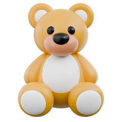 Naklejka premium Cute 3D Baby Elements and Toys Icon Newborn Essentials and Kids Play Object Gear Illustration Toddler Nursery Ornament Decoration Book