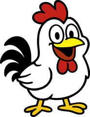 Rooster animal illustration PNG Design