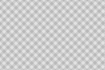 Gray plaid, twill weave repeat pattern