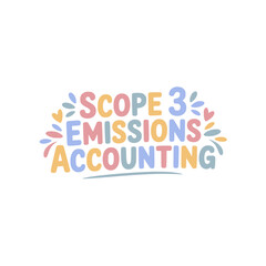 Obraz premium Scope 3 Emissions Accounting Guide