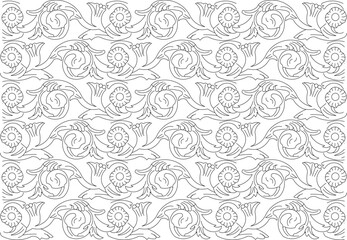 sketch vector illustration silhouette image design background pattern classic vintage ethnic abstract modern 
