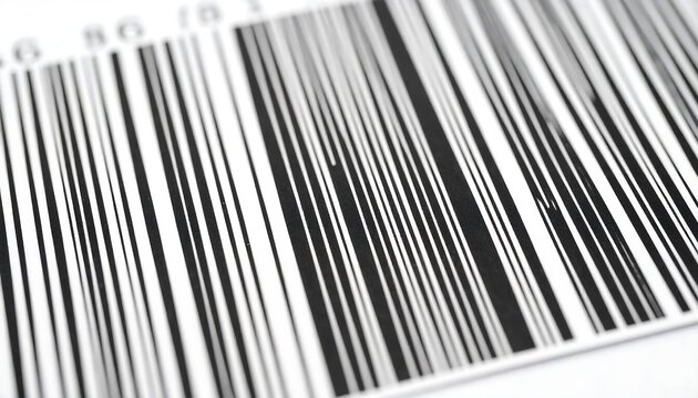 Close-up of a barcode