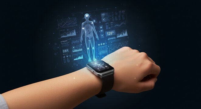 Augmented Wellness Real-Time Health Data via Holographic Smartwatch