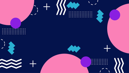 Colorful abstract design suitable for backgrounds, packaging, and digital art featuring pink and purple circles in a vibrant pattern.