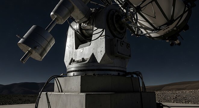 Astronomical telescope observatory for exploring universe at night
