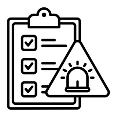 Obraz premium Incident Report Icon.