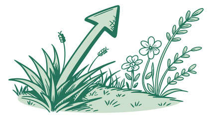 Upward Trend of Natures Growth.