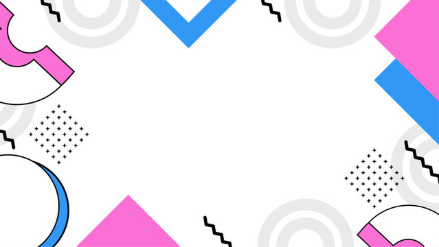 Abstract 80s style geometric design perfect for retro themed projects, backgrounds, textiles, posters, and products needing a vibrant, dynamic look.