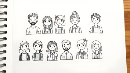 User Sketch Style Infographic