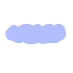 Cloud speech bubble
