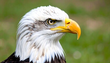 Obraz premium Close-up profile of an eagle