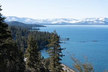 Beautiful Views from the Cave Rock Hike in South Lake Tahoe