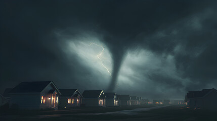 a tornado that hit a city