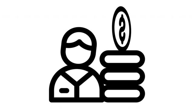 creditor minimalist line animation