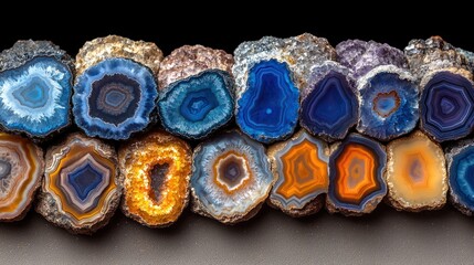 Vibrant Agate Collection: A Symphony of Colors and Patterns
