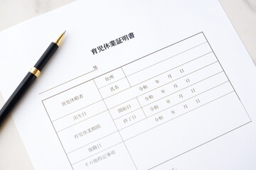 育児休業証明書 -...