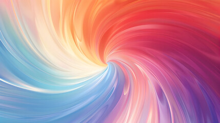 Vibrant Swirl of Colors Abstract Background, Artistic Rainbow Spectrum Design