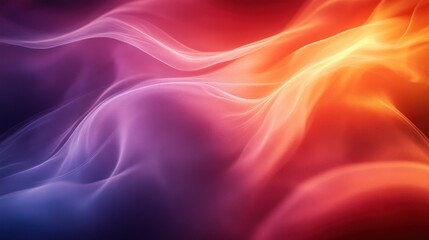 Abstract vibrant flowing colors