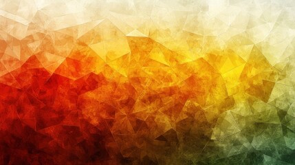 Abstract Geometric Autumnal Color Palette Background