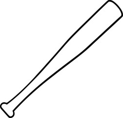 Vector Illustration of a Baseball/Softball Bat.