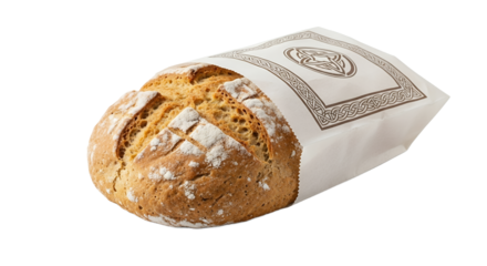 Freshly Baked Artisan Bread in Paper Bag