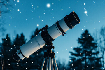 Telescope on Tripod

