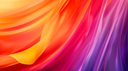 Vibrant Abstract Swirls: A Dynamic Display of Warm and Cool Colors Harmony Design