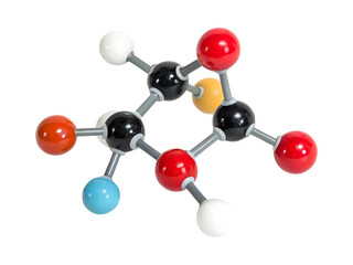 Obraz premium model of molecule png image on transparent background