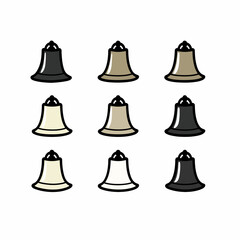 Black and white bells 