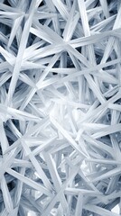 Abstract Geometric Shapes In Light Gray And White