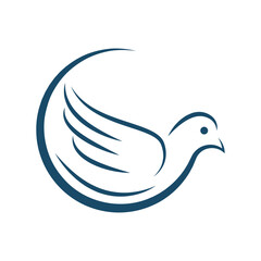 Pigeon logo icon design