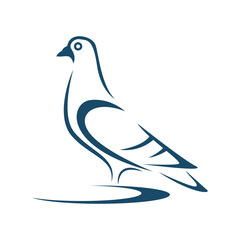 Pigeon logo icon design