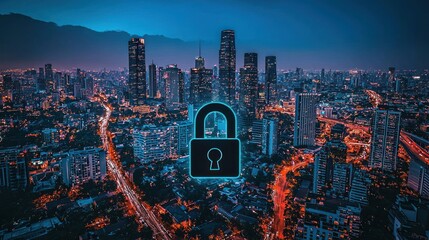 Cybersecurity: Protecting the Modern Metropolis at Night