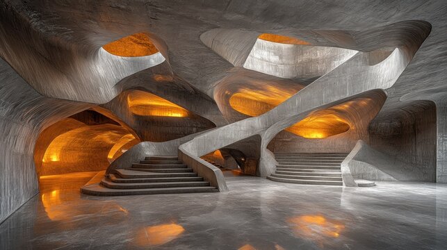 Concrete architectural masterpiece
