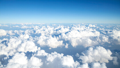 Naklejka premium Clouds above the sky