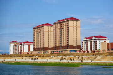 Sinuiju, North Korea, city scenery
