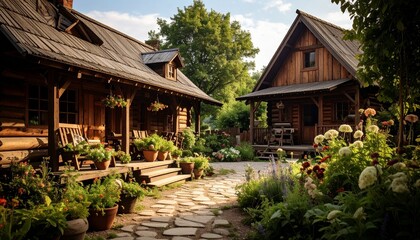 Backyard Bliss Collection: Captivating Outdoor Spaces from Cozy Corners to Grand Gardens.Exclusive collection for real estate, landscaping, architecture, and lifestyle projects,designers,bloggers,ads.