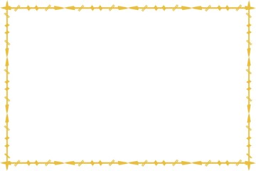 Simple Frame, Border Frame with White Background, Unique Frame, Golden Frame, Unique Style