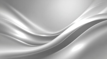 Obraz premium A delicate arrangement of soft fabric showcases elegant curves and flowing movements, highlighted by gentle lighting that emphasizes texture and smoothness.